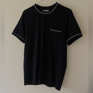 Men’s Express Black & White Shirt